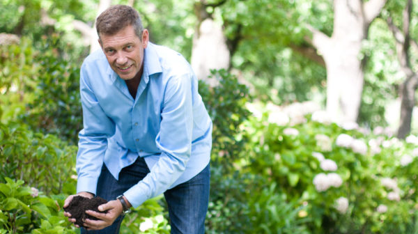 Eddie Reliance Standing with Compost